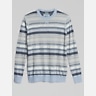 Joseph Abboud Heathered Stripe Crewneck Sweater