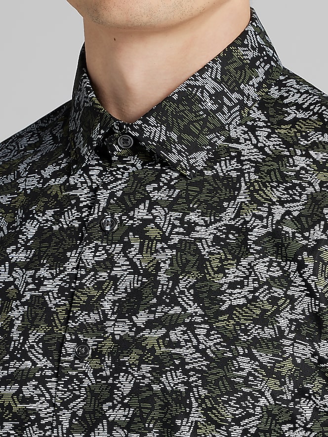 Awearness Kenneth Cole CHILLFLEX Slim Fit 4-Way Stretch Button Up Shirt