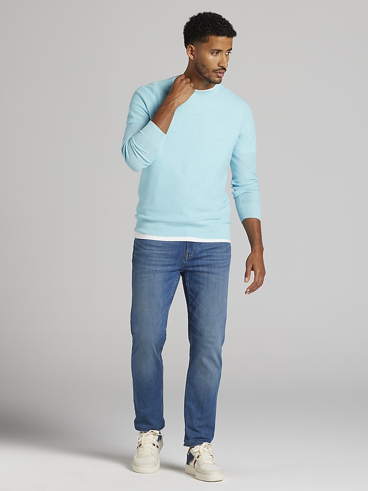 Joseph Abboud Modern Fit Lightweight Crewneck Sweater