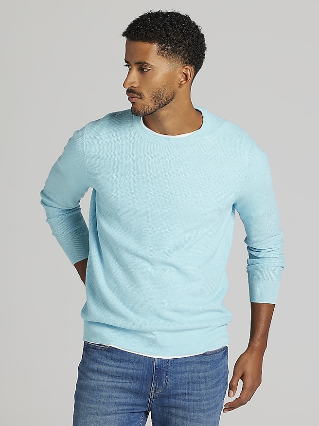メンズウェア BRIEFING HOL MENS WOOL GAUZE CREW NECK Heritage 14 Oz. Fleece Sweatshirt For Men | J.Crew