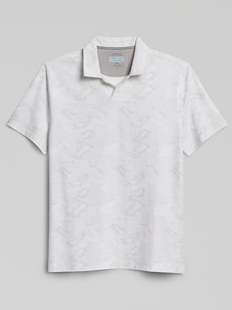 Slim Fit Ottoman Ribbed Polo