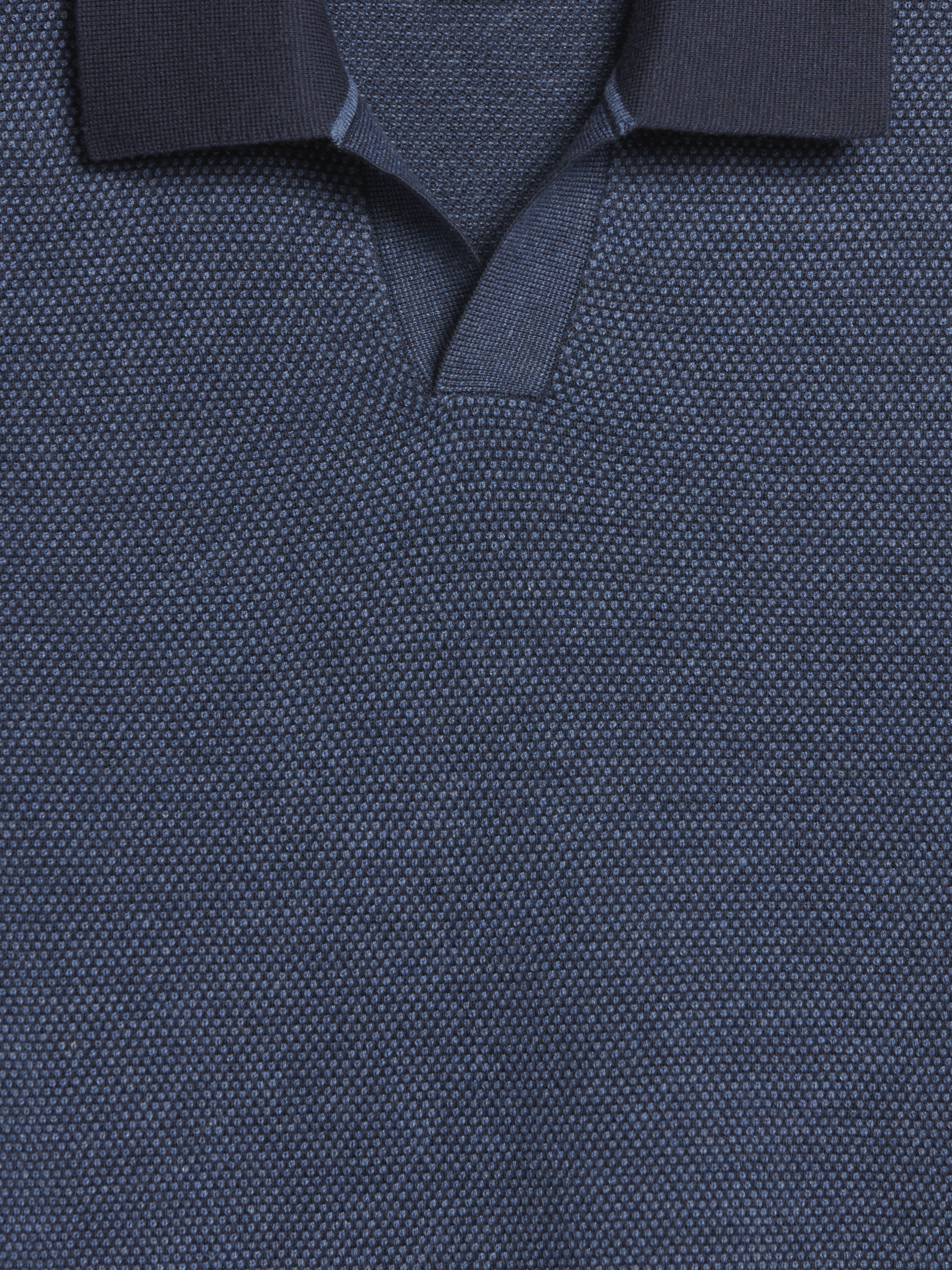 Modern Fit Jacquard Johnny Collar Polo