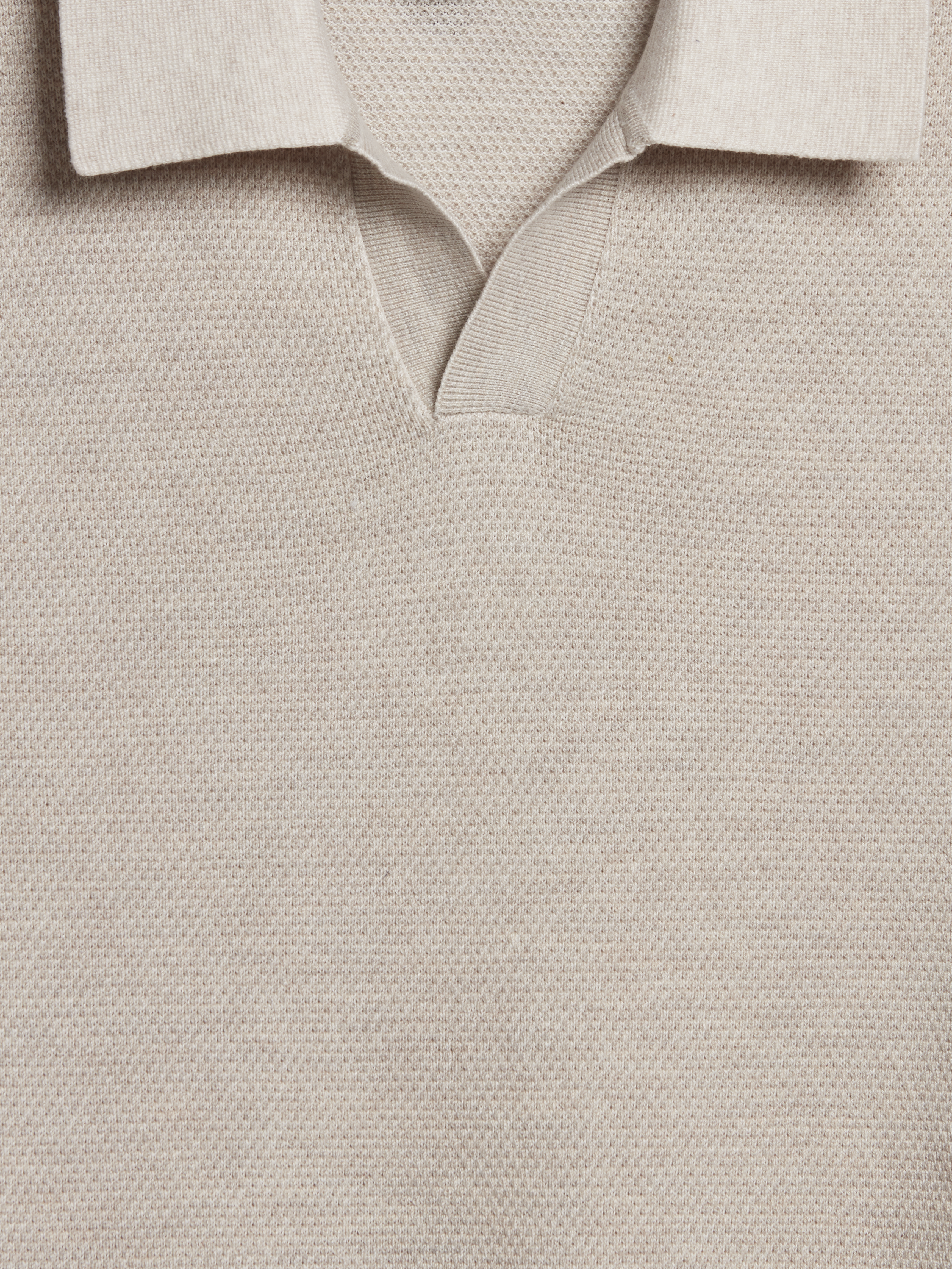 Modern Fit Jacquard Johnny Collar Polo