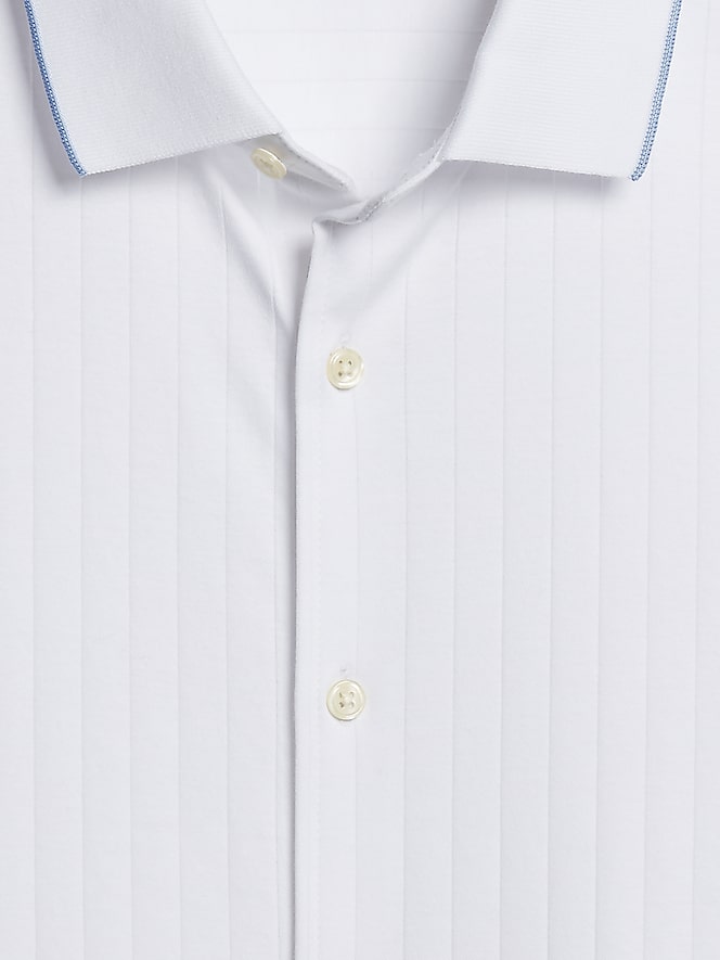 Joseph Abboud Modern Fit Breathable Short Sleeve Button Up Shirt
