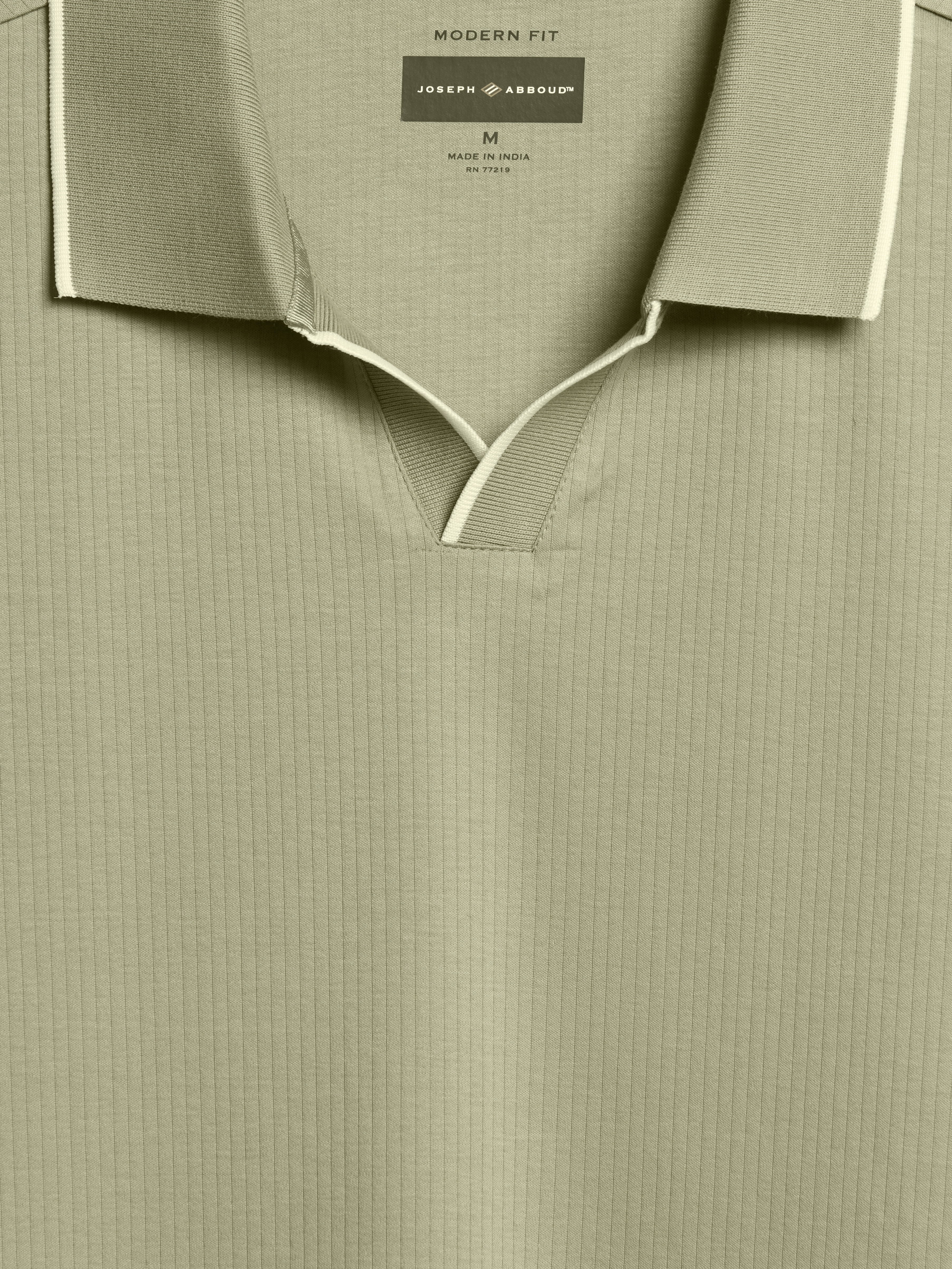 Modern Fit Luxe Mini Stripe Johnny Polo