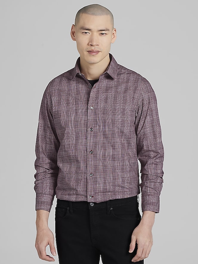 Awearness Kenneth Cole CHILLFLEX Slim Fit 4-Way Stretch Button Up Shirt