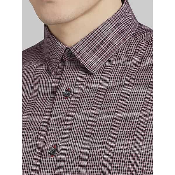 Awearness Kenneth Cole Men's CHILLFLEX Slim Fit 4-Way Stretch Button Up Shirt Red - Size: Medium TMW6B9P20011
