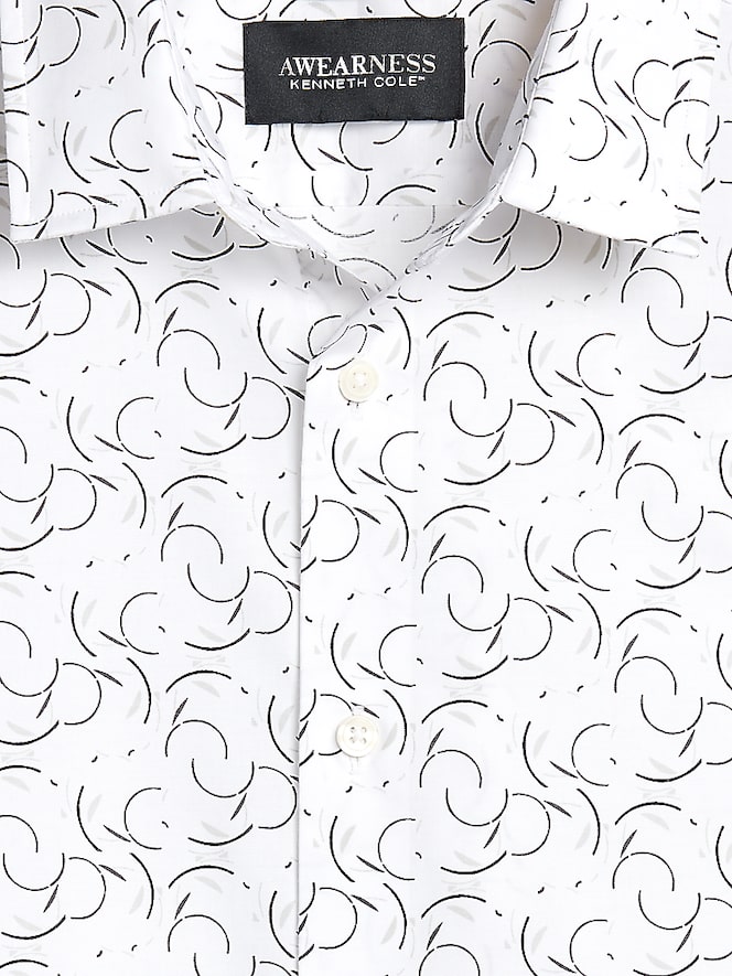 Awearness Kenneth Cole CHILLFLEX Slim Fit Button Up Shirt