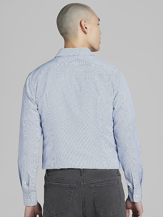 Awearness Kenneth Cole Slim Fit 4-Way Stretch Button Up Shirt