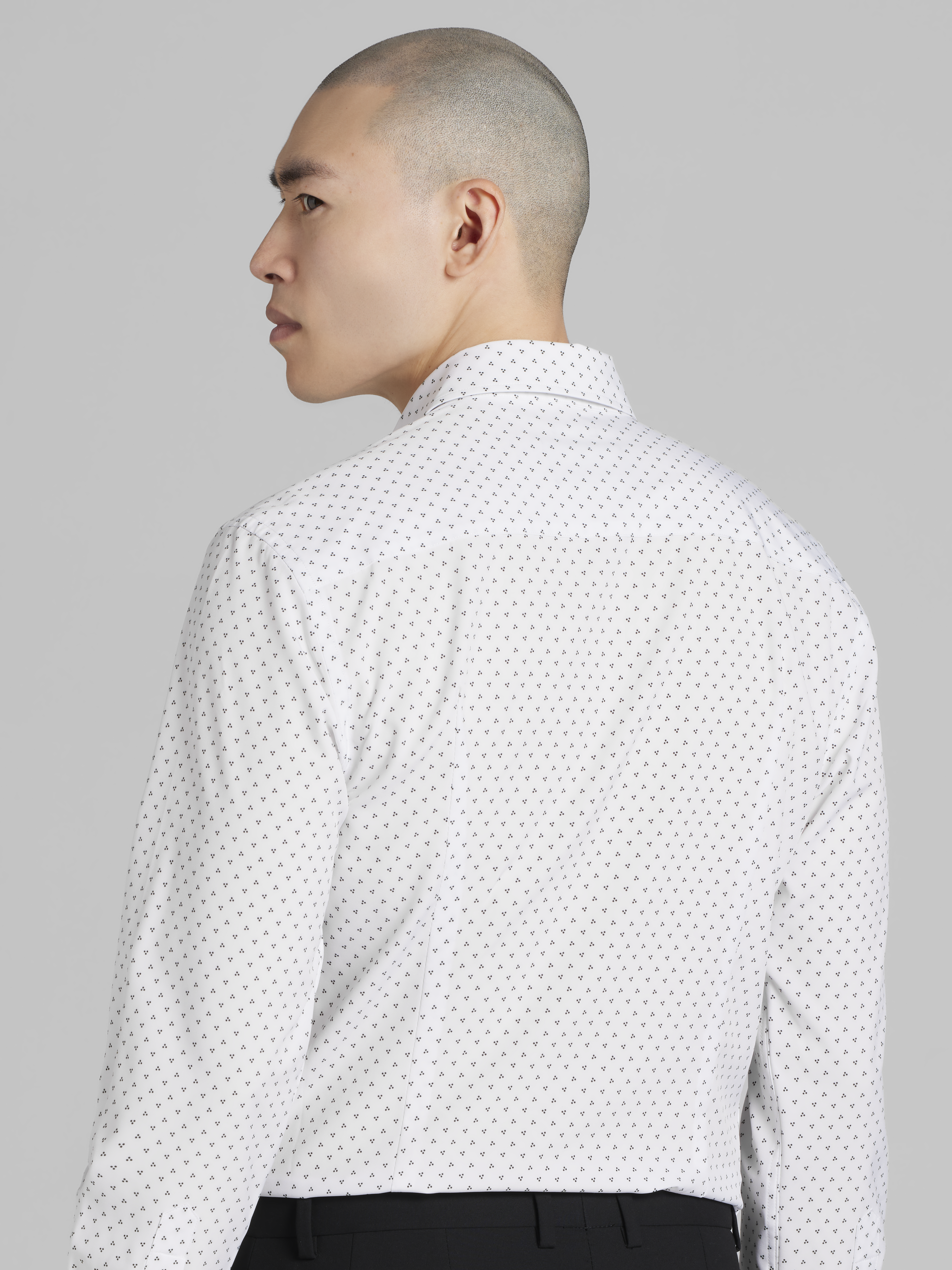 Slim Fit 4-Way Stretch Button Up Shirt