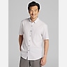 Awearness Kenneth Cole Slim Fit 4-Way Stretch Short Sleeve Button Up Shirt