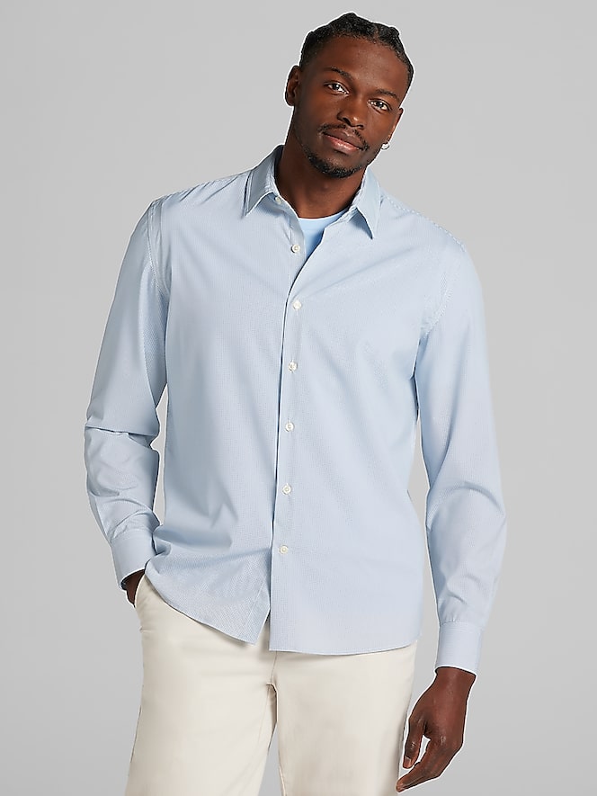 Pronto Uomo Modern Fit 4-Way Stretch Button Up Shirt
