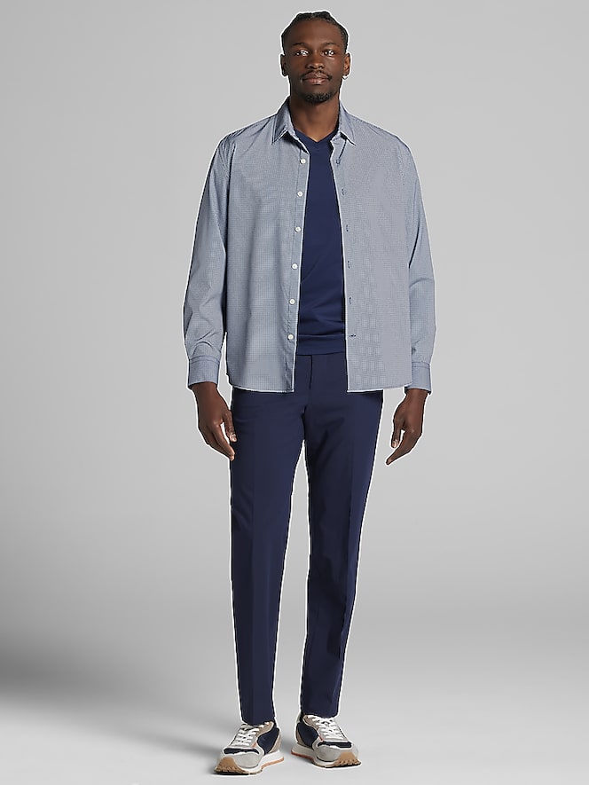 Pronto Uomo Modern Fit 4-Way Stretch Button Up Shirt