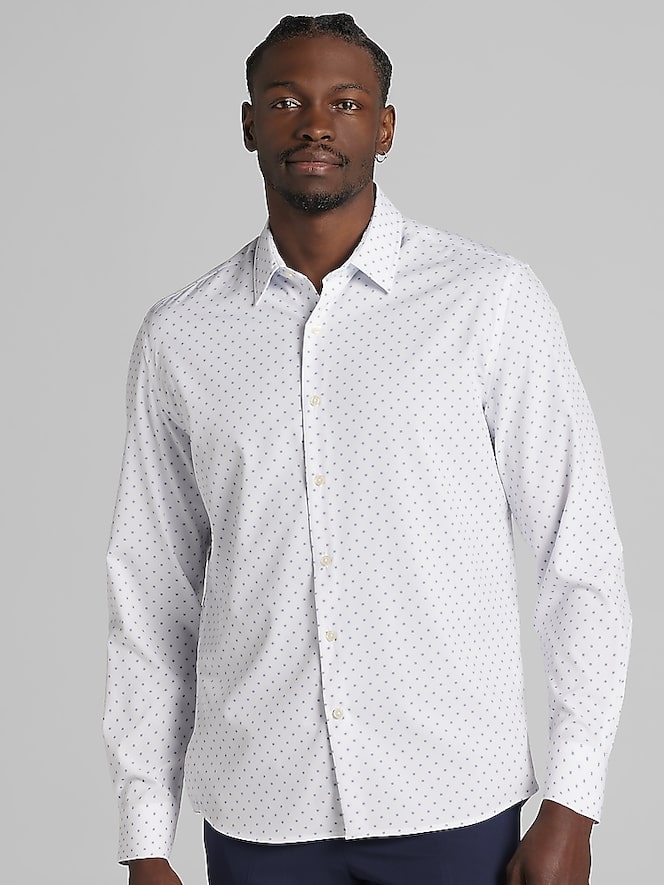 Pronto Uomo Modern Fit 4-Way Stretch Button Up Shirt