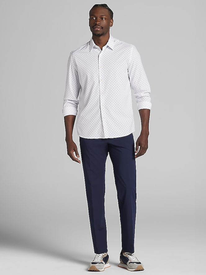Pronto Uomo Modern Fit 4-Way Stretch Button Up Shirt