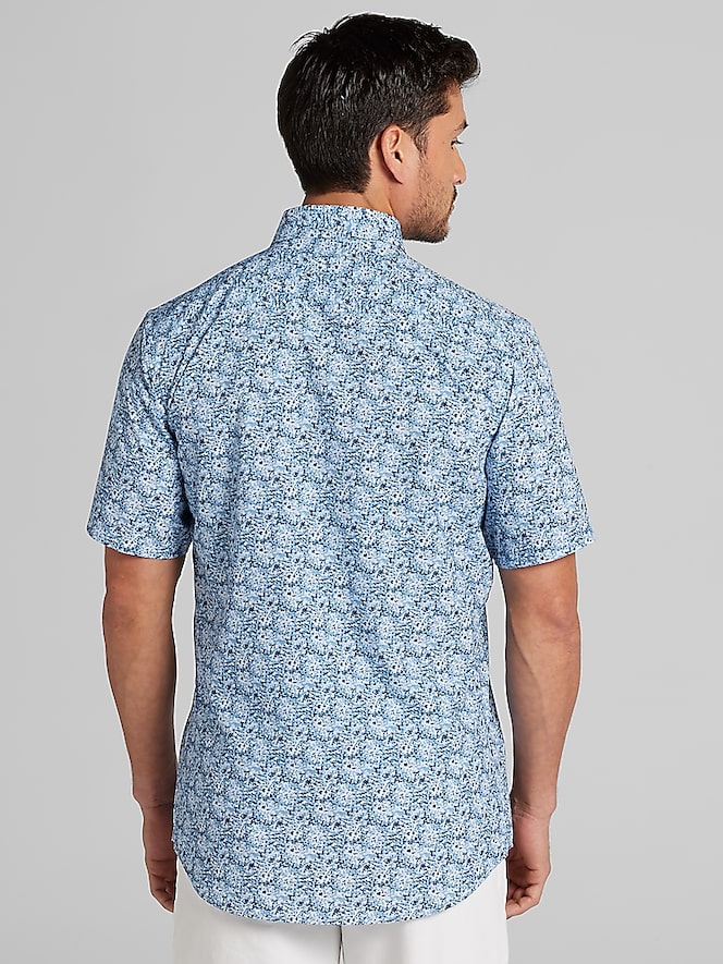 Pronto Uomo Modern Fit 4-Way Stretch Button Up Shirt