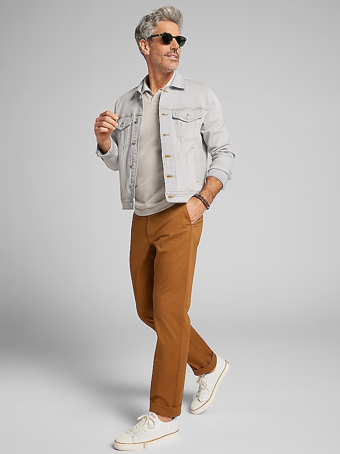 Joseph Abboud Denim Trucker Jacket