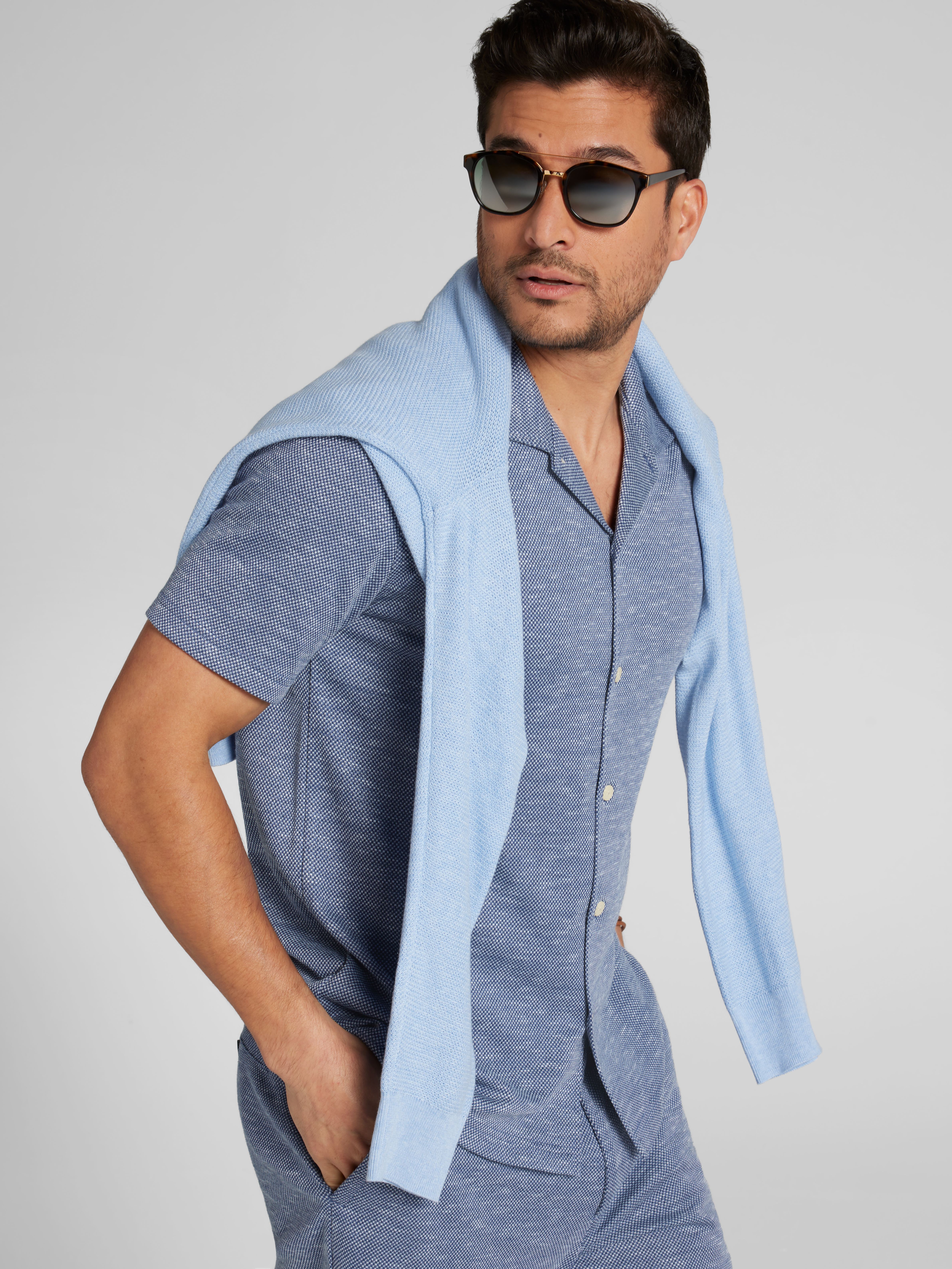 Modern Fit Pique Knit Shorts