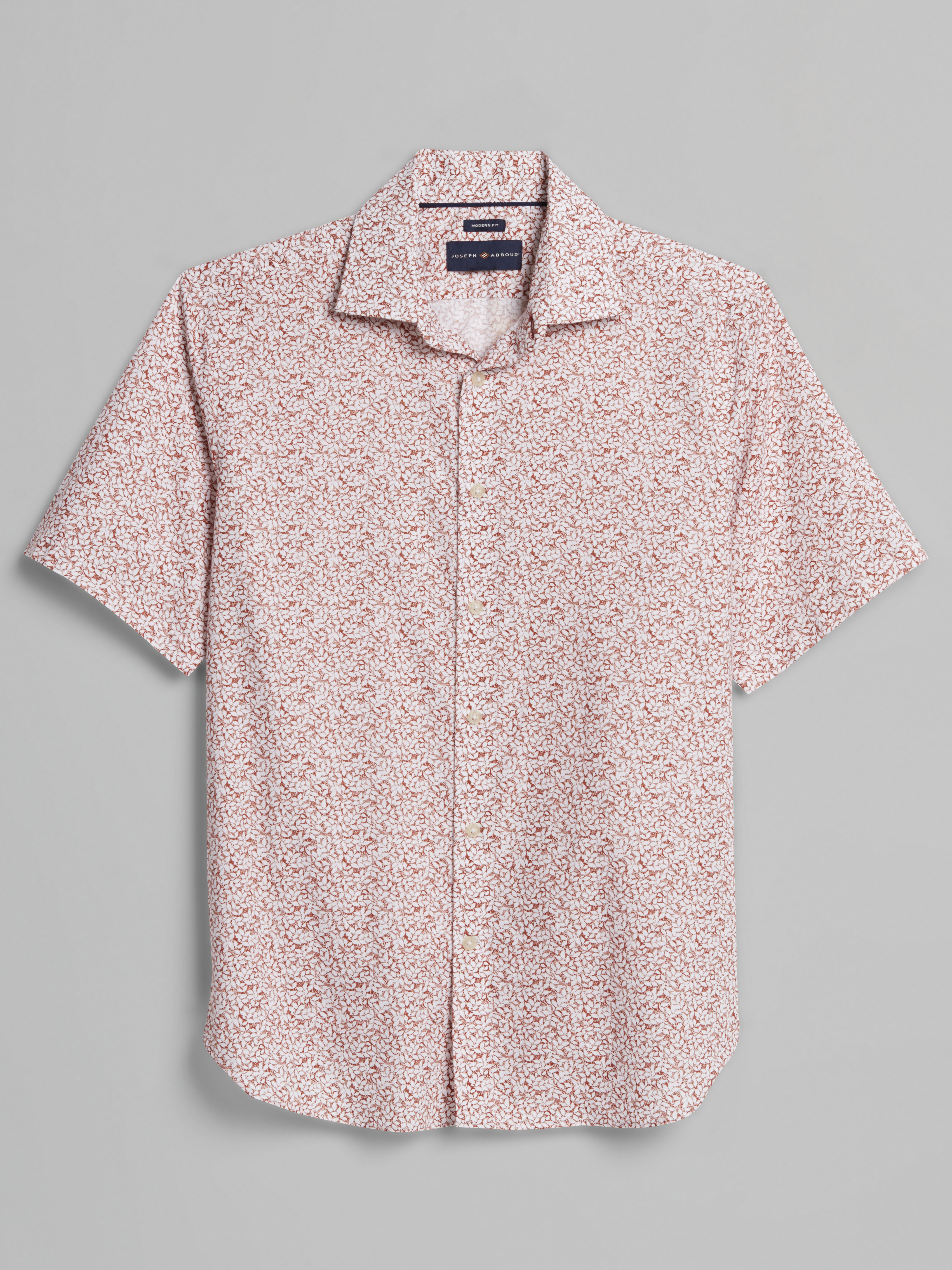 Modern Fit Mini Leaf Camp Shirt