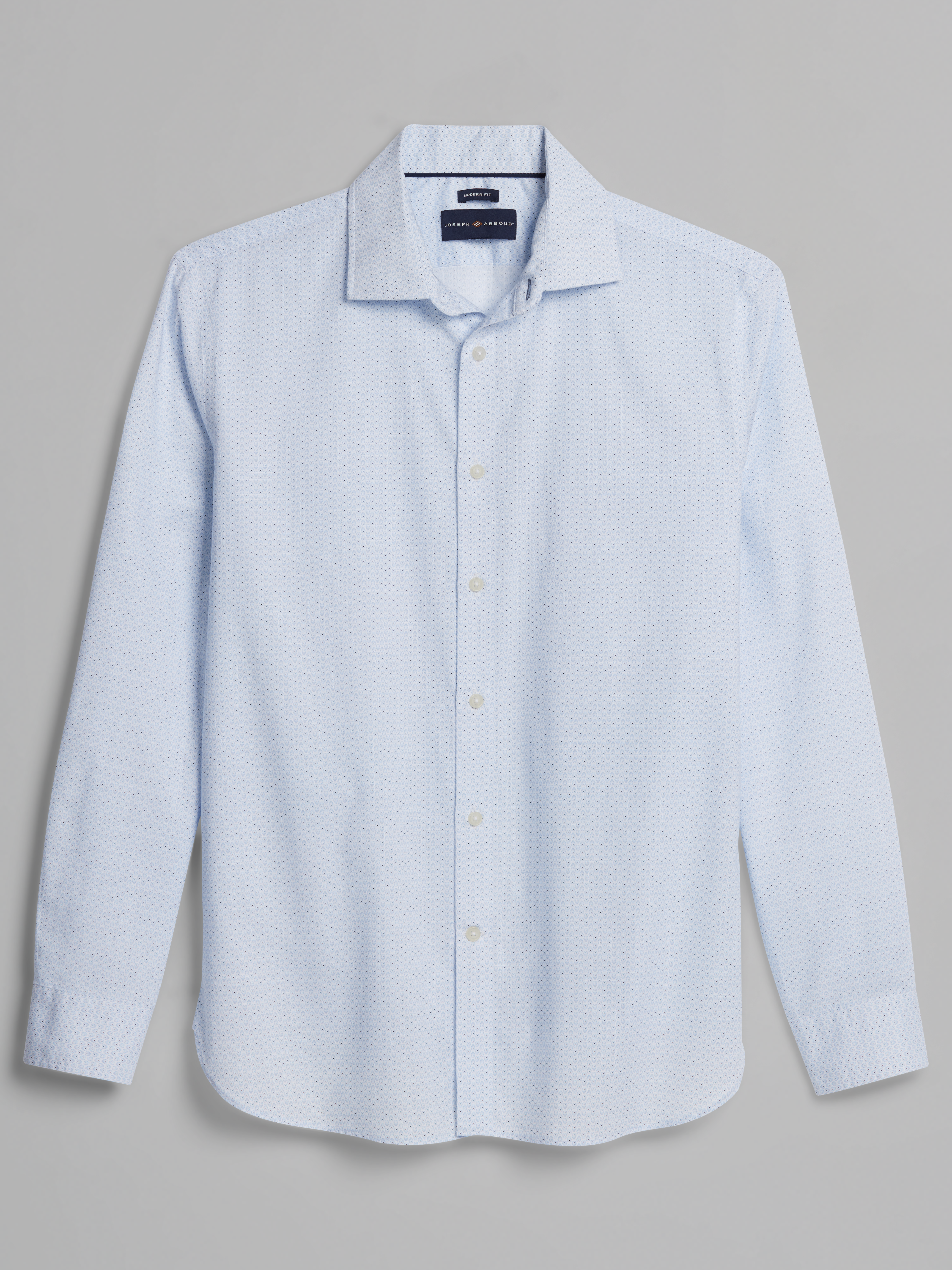 Modern Fit Mini Dot Button Up Shirt