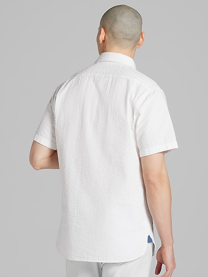 Joseph Abboud Modern Fit Seersucker Button Up Shirt