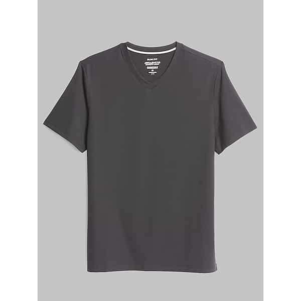Awearness Kenneth Cole Big & Tall Men's Slim Fit Performance V-Neck Tee White - Size: 4X TMW6BE550802