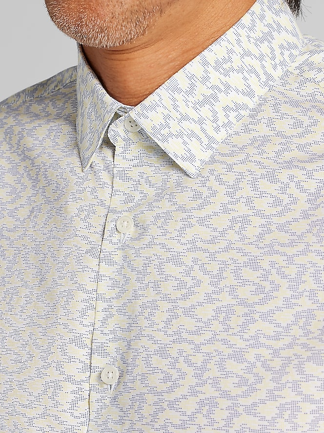 Awearness Kenneth Cole CHILLFLEX Slim Fit Performance 4-Way Stretch Button Up Shirt