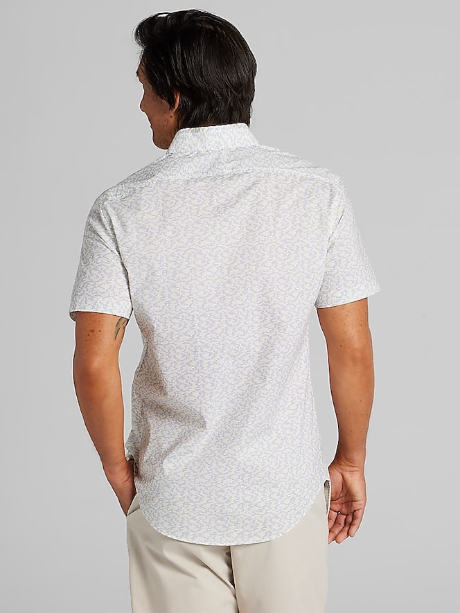 Awearness Kenneth Cole CHILLFLEX Slim Fit Performance 4-Way Stretch Button Up Shirt
