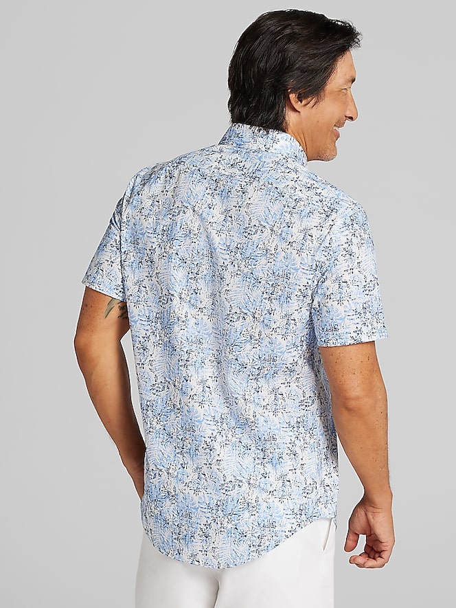 Awearness Kenneth Cole CHILLFLEX Slim Fit Performance 4-Way Stretch Button Up Shirt