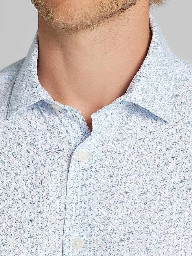 Joseph Abboud Modern Fit Short Sleeve Button Up Shirt