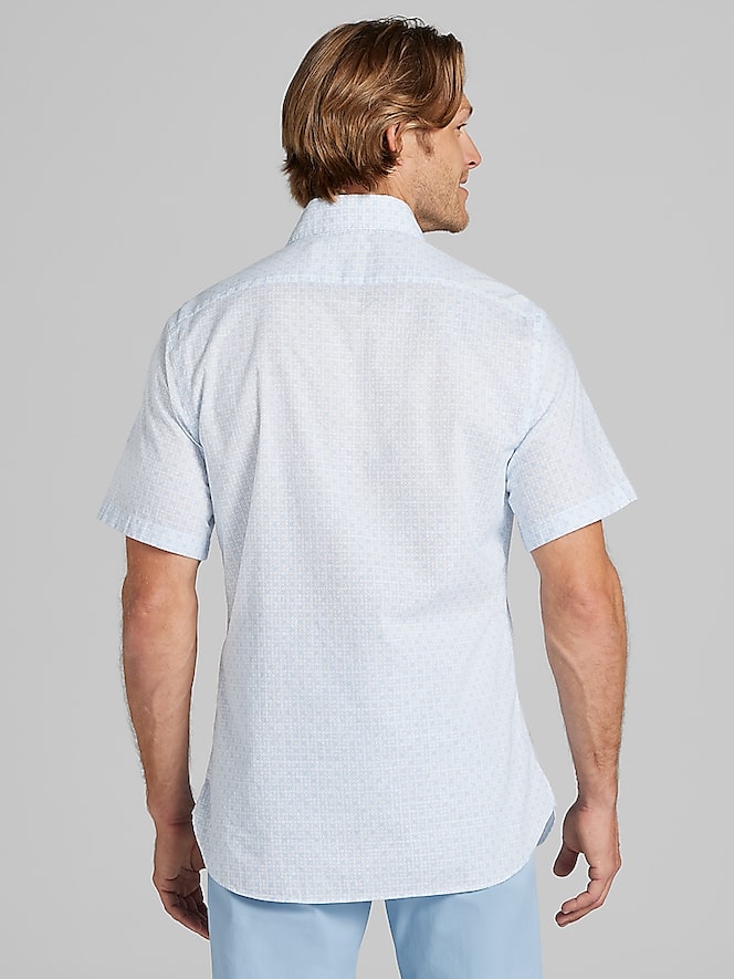 Joseph Abboud Modern Fit Short Sleeve Button Up Shirt