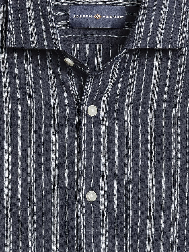 Joseph Abboud Modern Fit Linen Blend Button Up Shirt