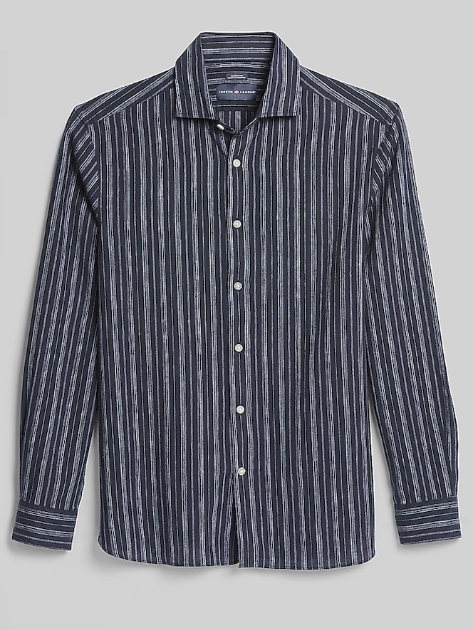Joseph Abboud Modern Fit Linen Blend Button Up Shirt