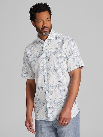 Slim Fit Breathable Button Up Shirt