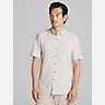 Awearness Kenneth Cole Slim Fit 4-Way Stretch Short Sleeve Button Up Shirt