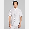 Awearness Kenneth Cole Slim Fit 4-Way Stretch Short Sleeve Button Up Shirt