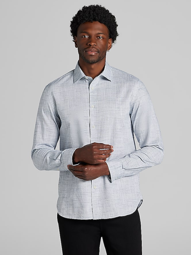 Joseph Abboud Modern Fit Cotton Button Up Shirt
