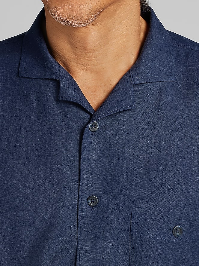 Joseph Abboud Modern Fit Woven Camp Shirt