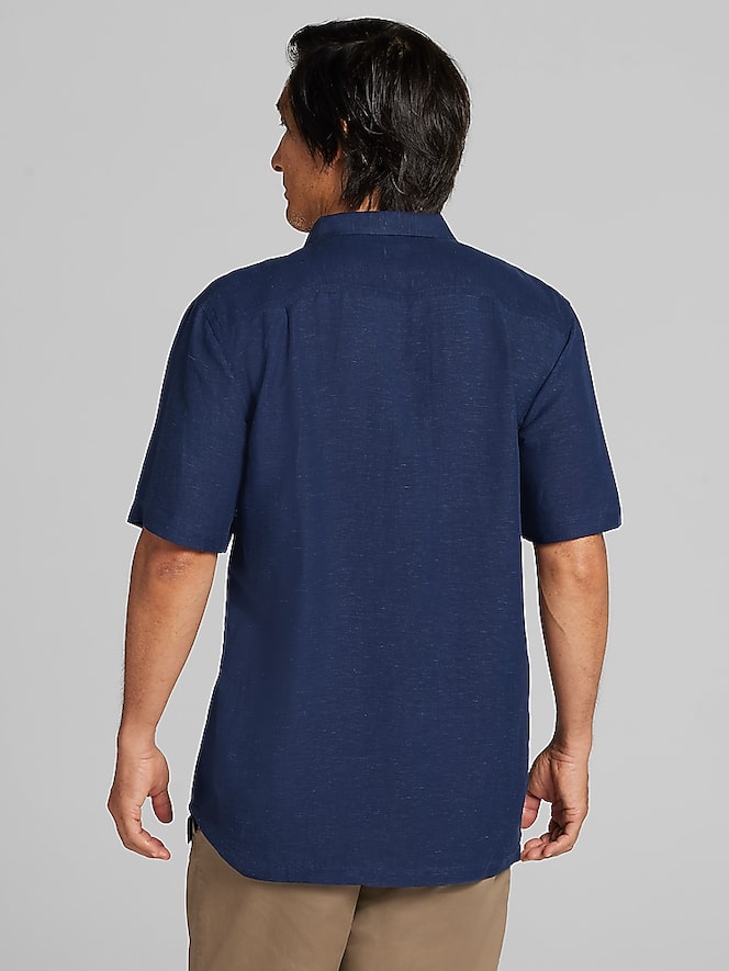 Joseph Abboud Modern Fit Woven Camp Shirt
