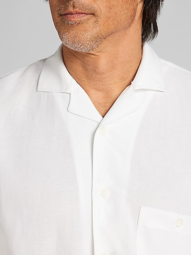 Joseph Abboud Modern Fit Woven Camp Shirt