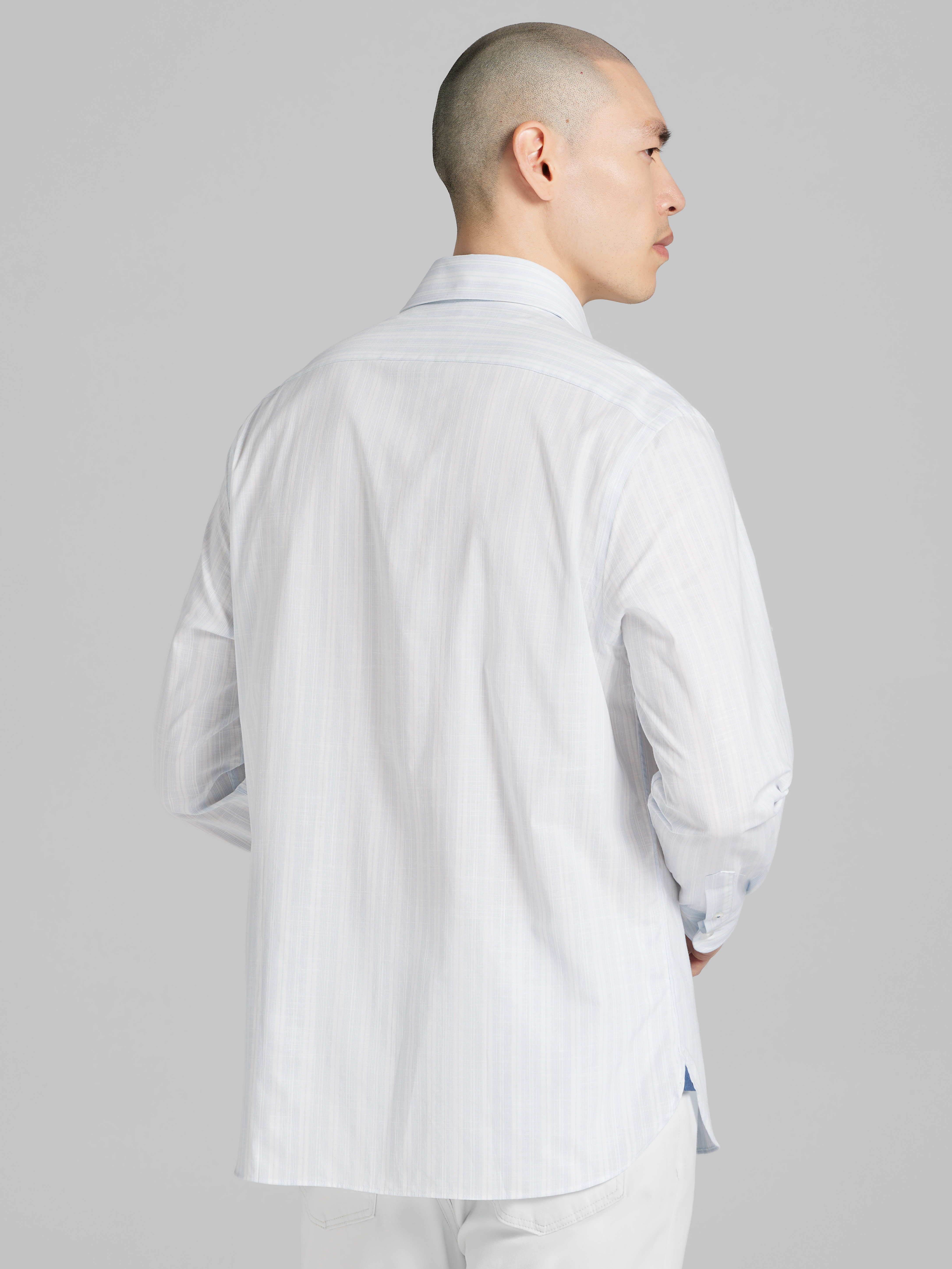 Modern Fit Multistripe Button Up Shirt