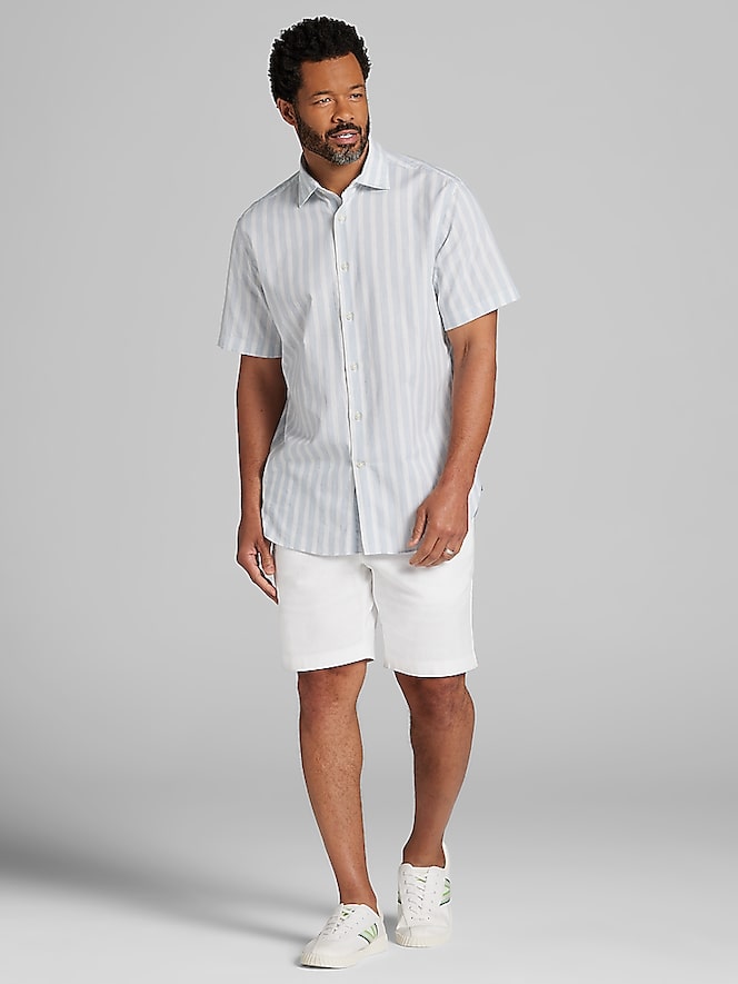 Joseph Abboud Modern Fit Cotton Button Up Shirt