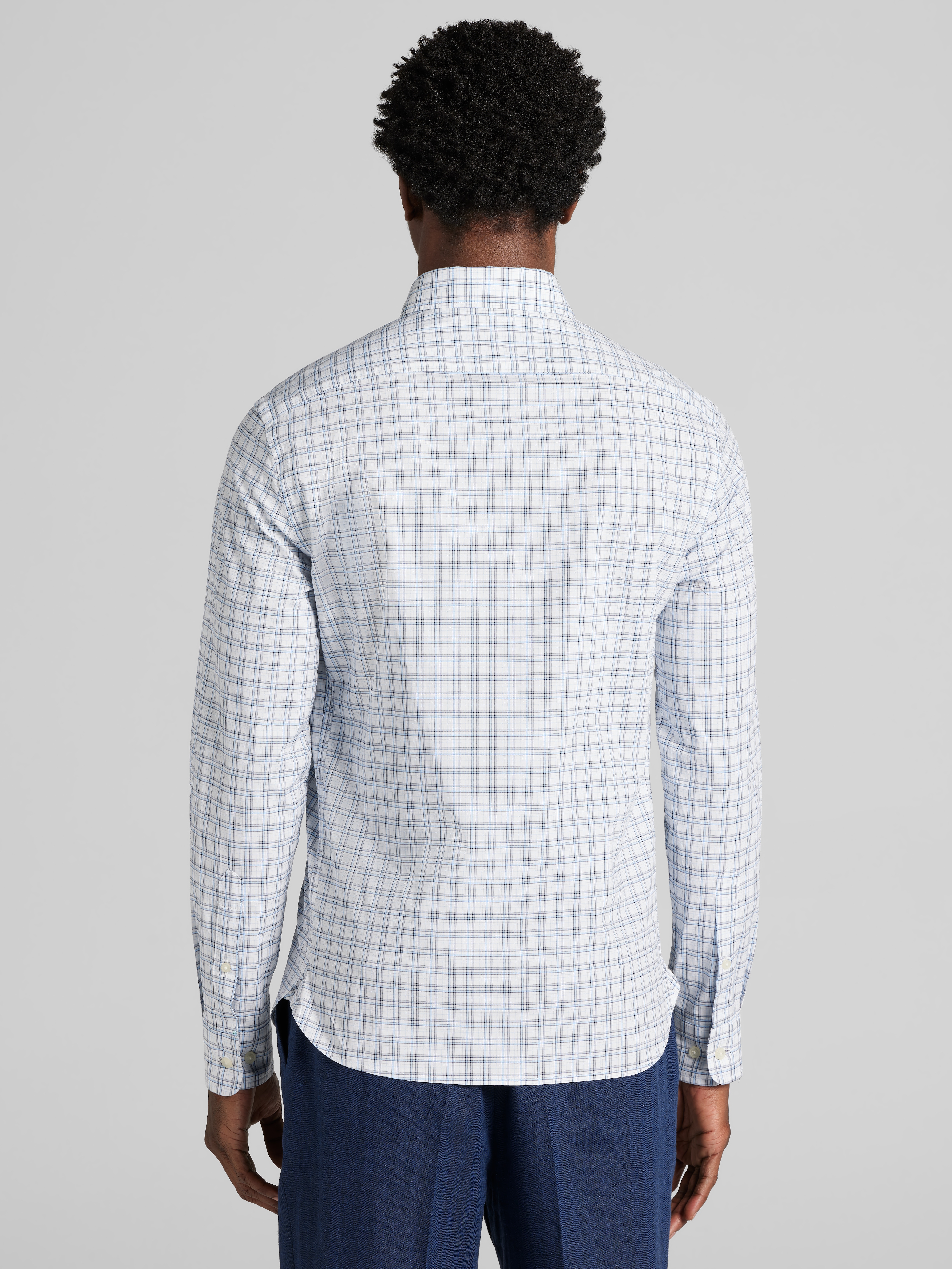 Modern Fit Button Up Shirt