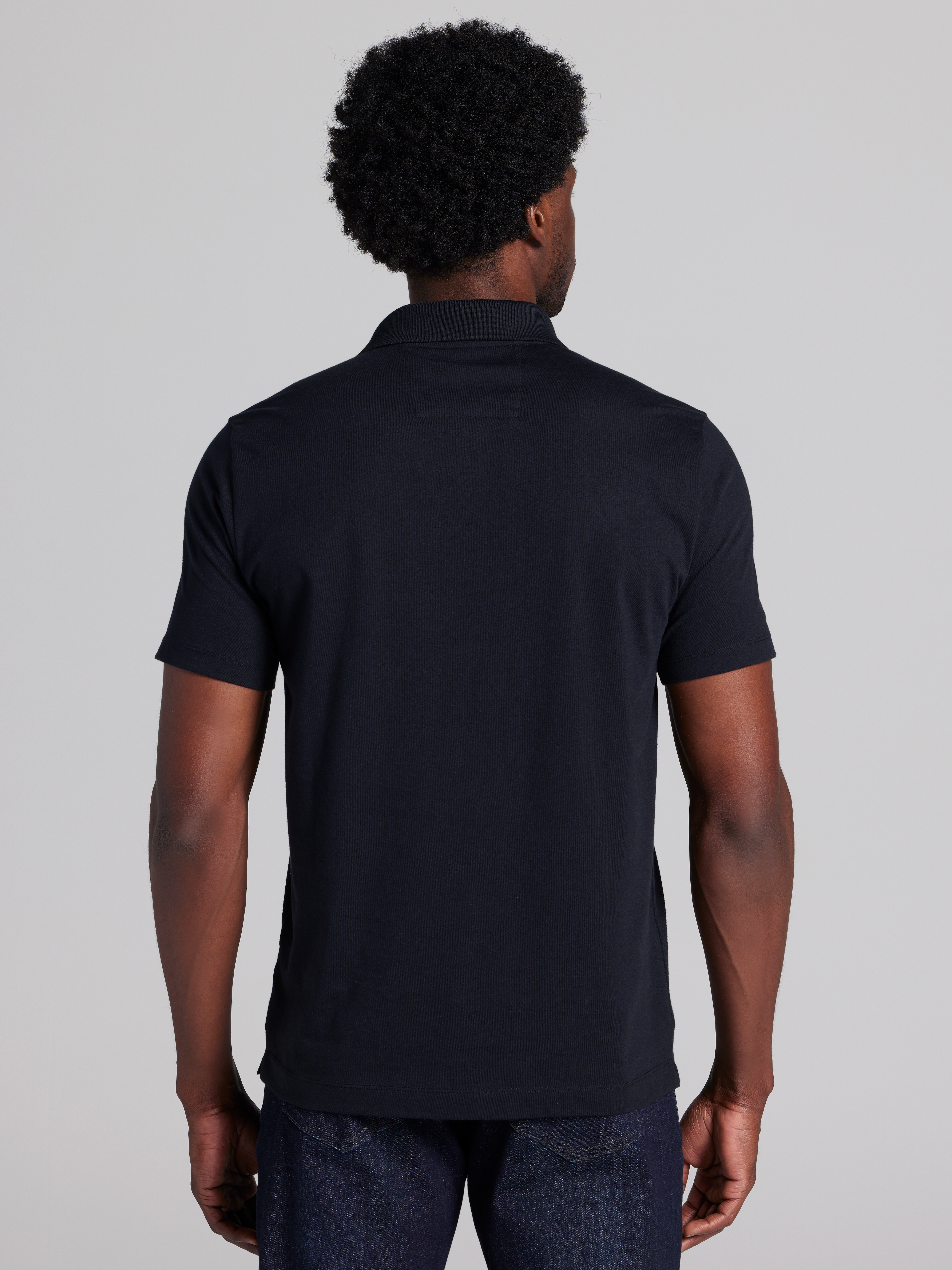 Slim Fit Solid Knit Polo