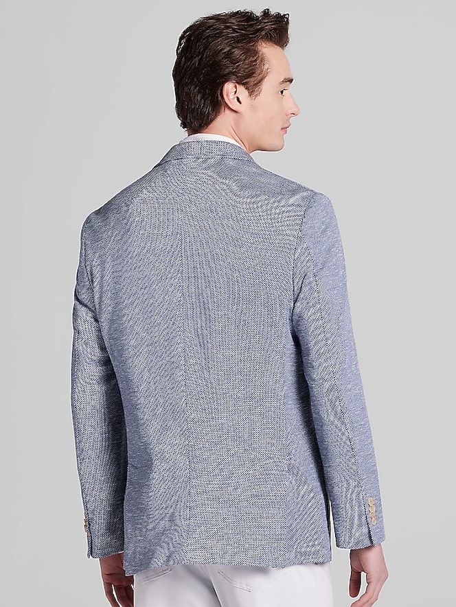 Joseph Abboud Modern Fit Cross Dye Knit Blazer