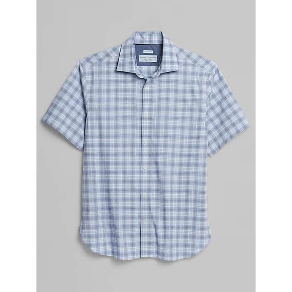 Joseph Abboud Big & Tall Men's Modern Fit Button Up Shirt Light Blue - Size: 3X TMW6BJ350393