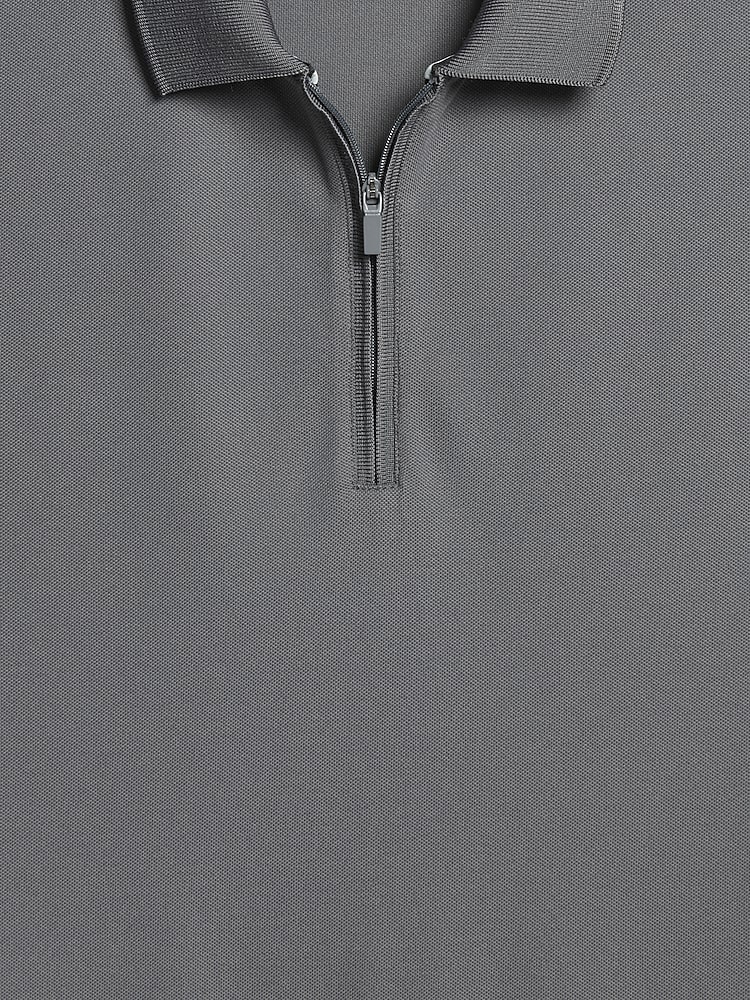 Awearness Kenneth Cole Slim Fit Performance Tech Zip Polo