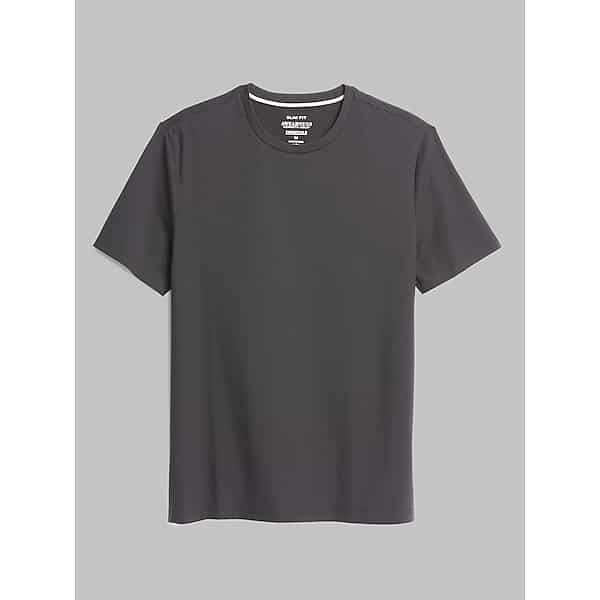 Awearness Kenneth Cole Big & Tall Men's Slim Fit Performance Crewneck Tee Black - Size: 4XLT TMW6BJB51002