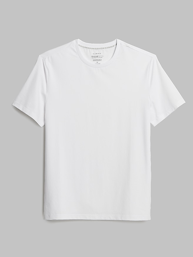Awearness Kenneth Cole Men's Slim Fit Performance Crewneck Tee , White