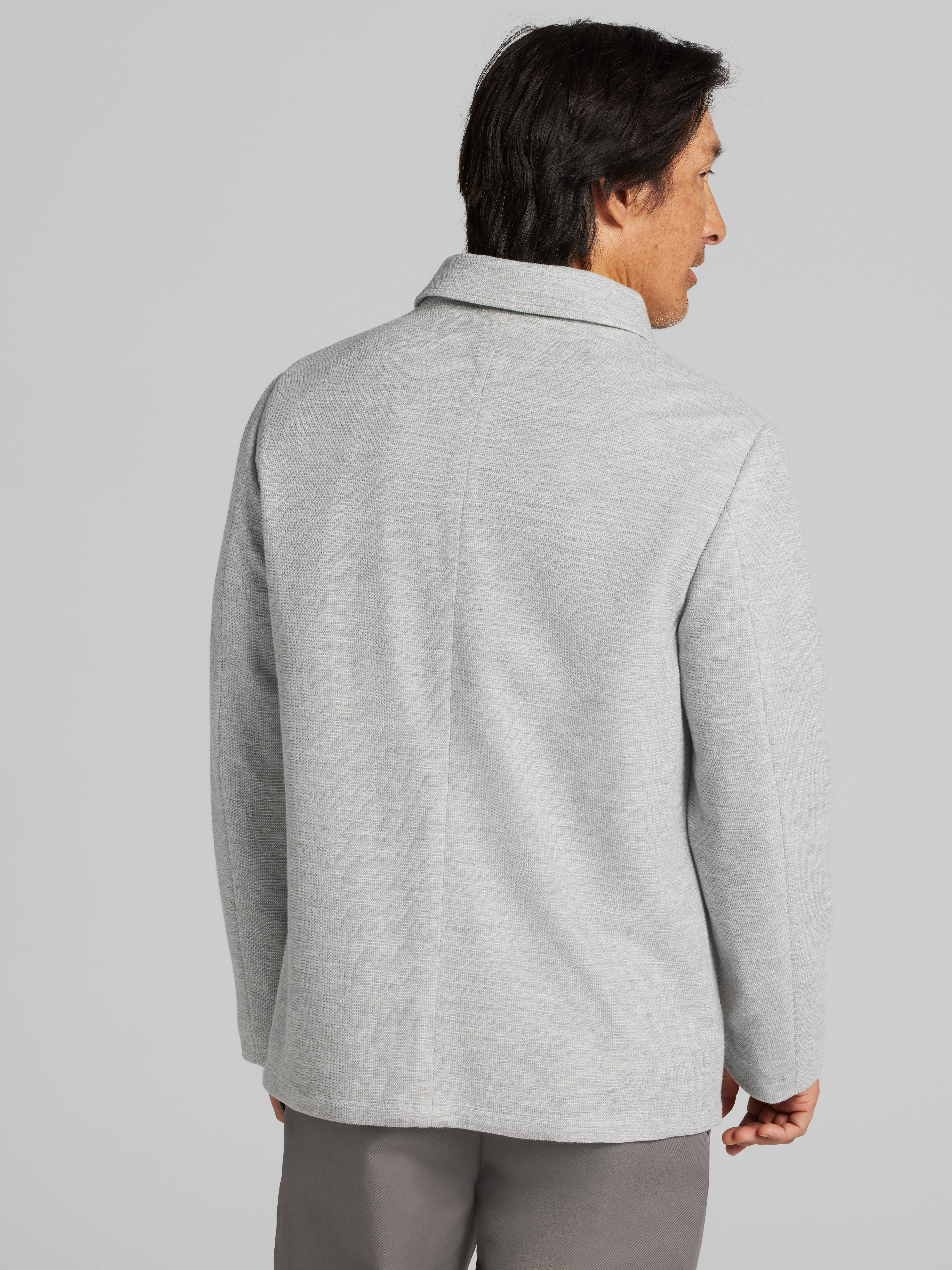 Joseph Abboud Modern Fit Knit Chore Jacket | Lightweight